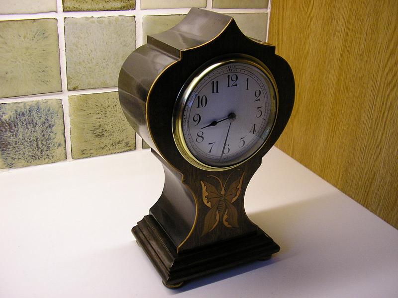 P2270001.JPG - A nice ‘Balloon’ Clock. Repaired, cleaned & serviced.