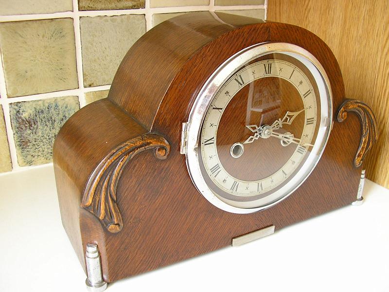 P5210001.JPG - A German Mantle Clock, cleaned & serviced.