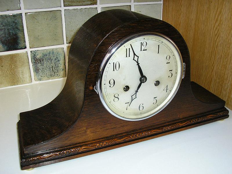 P7090001.JPG - A German Mantle Clock, pre WW2.