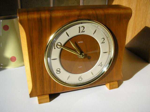 PA280001.JPG - A classic Wooden Smiths 8 x day ,cleaned & serviced back to reliable time keeping.