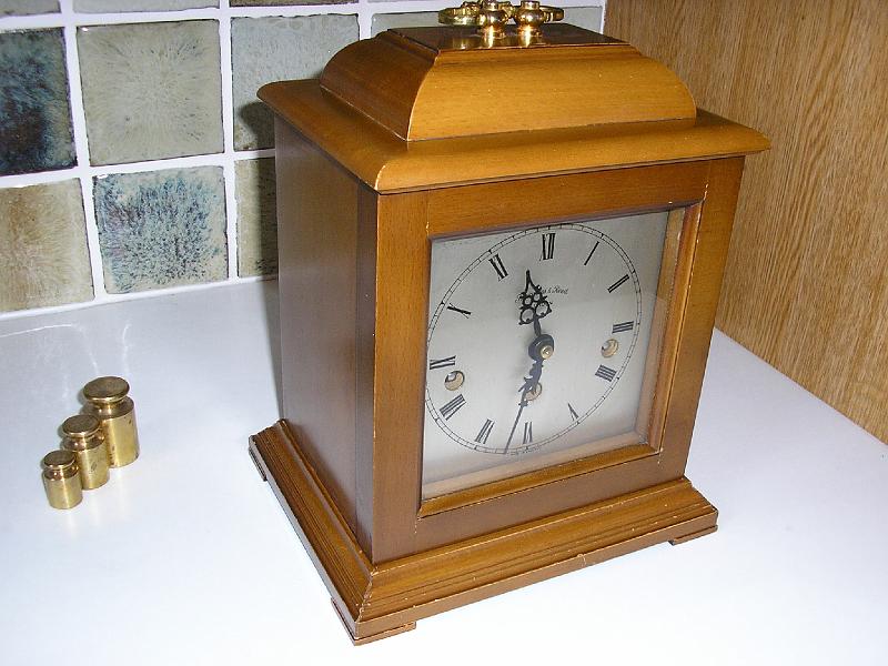 PC120003.JPG - An excellent quality timepiece from Thwaites & Reed, London.Having been neglected for many years it required a thorough clean & lubrication.