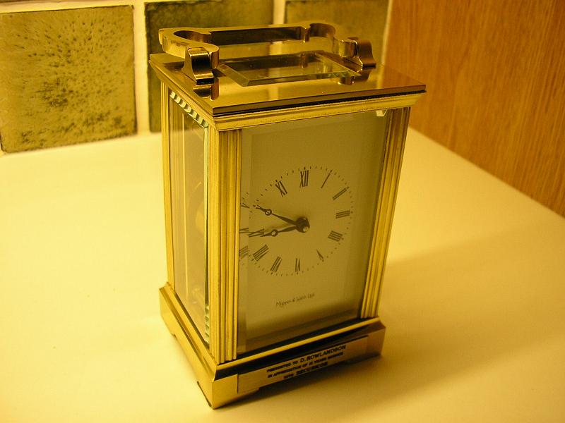 P1240001.JPG - A ‘Presentation’ Carriage Clock. Cleaned & serviced.